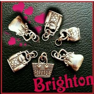 6 New Genuine Brighton vintage purse charms